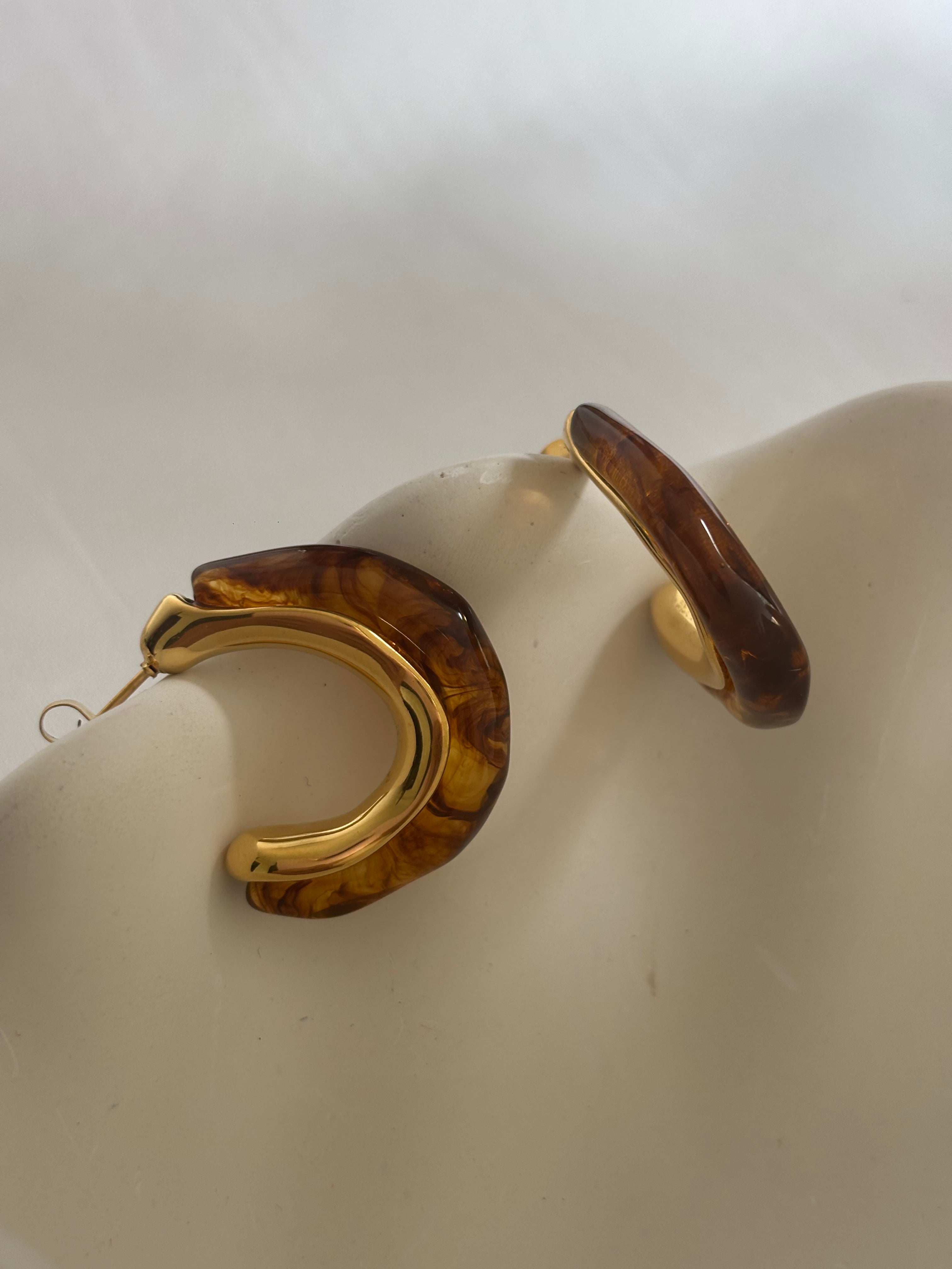 Amelia Brown Earrings