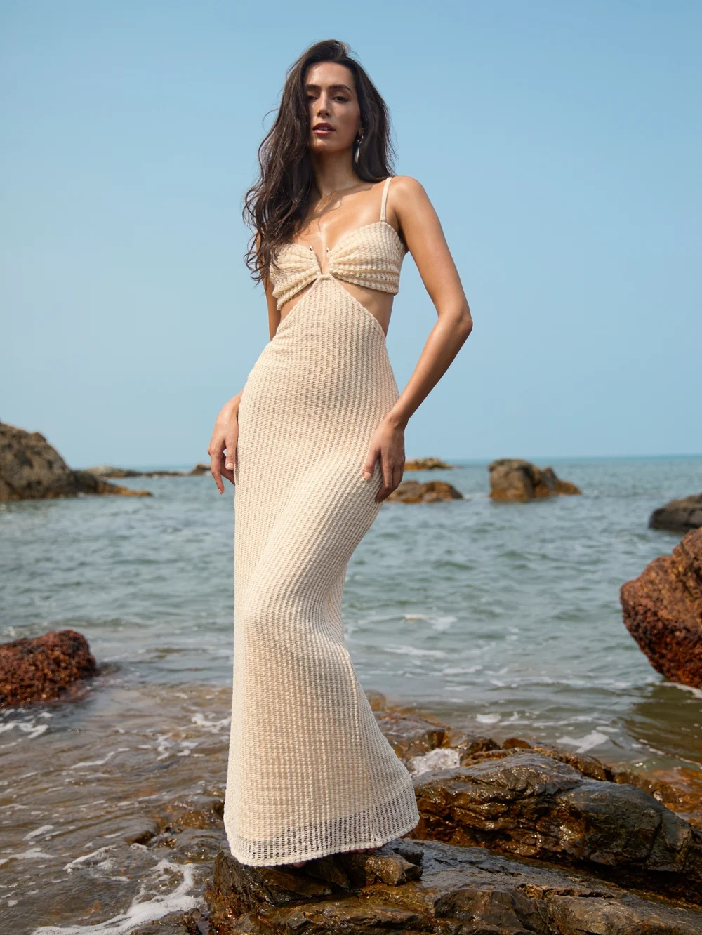 Coastline Crochet Dress
