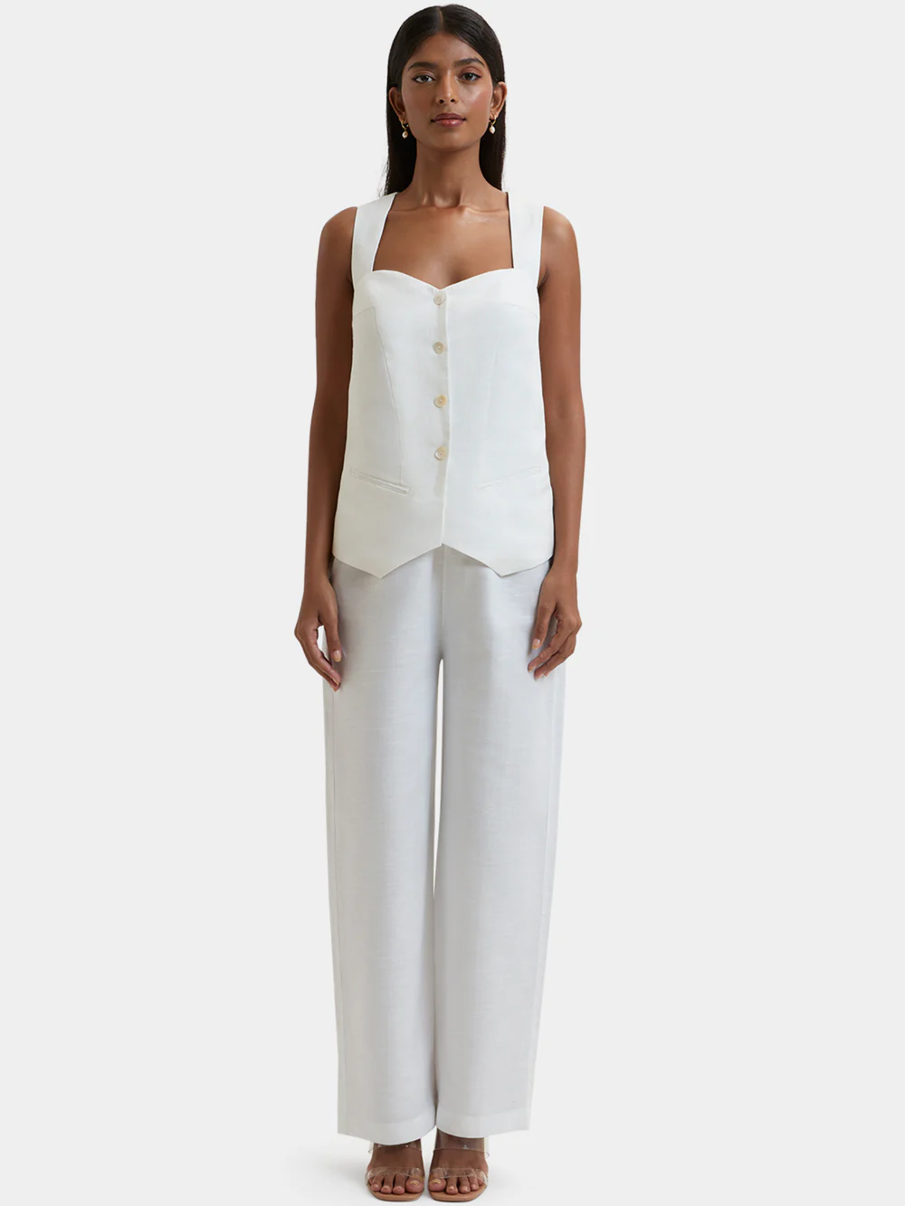 Capri Linen Waistcoat