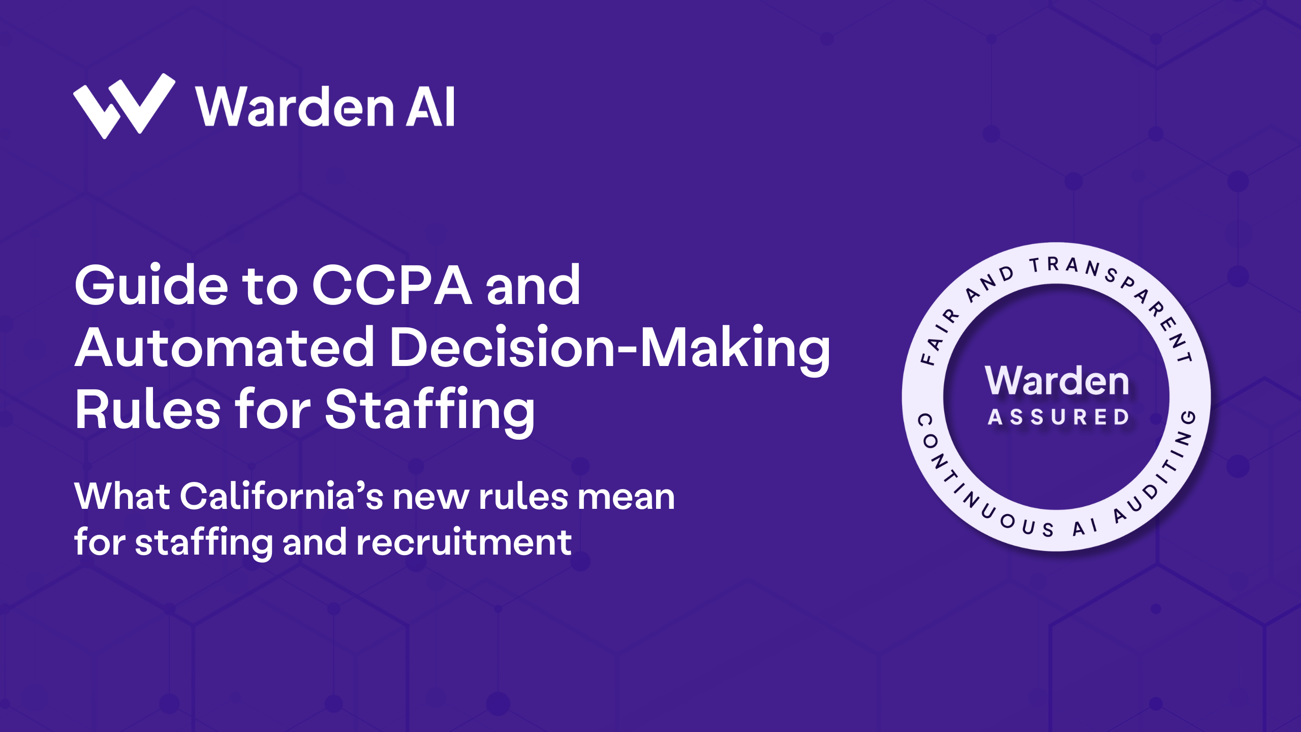 Guide to CCPA & Automated Decision-making