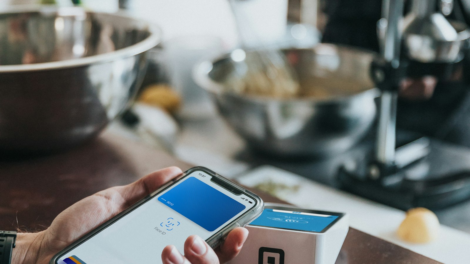 Paiement sans contact sur un terminal