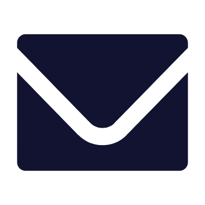 Piktogramm: blaues Briefumschlag-Symbol