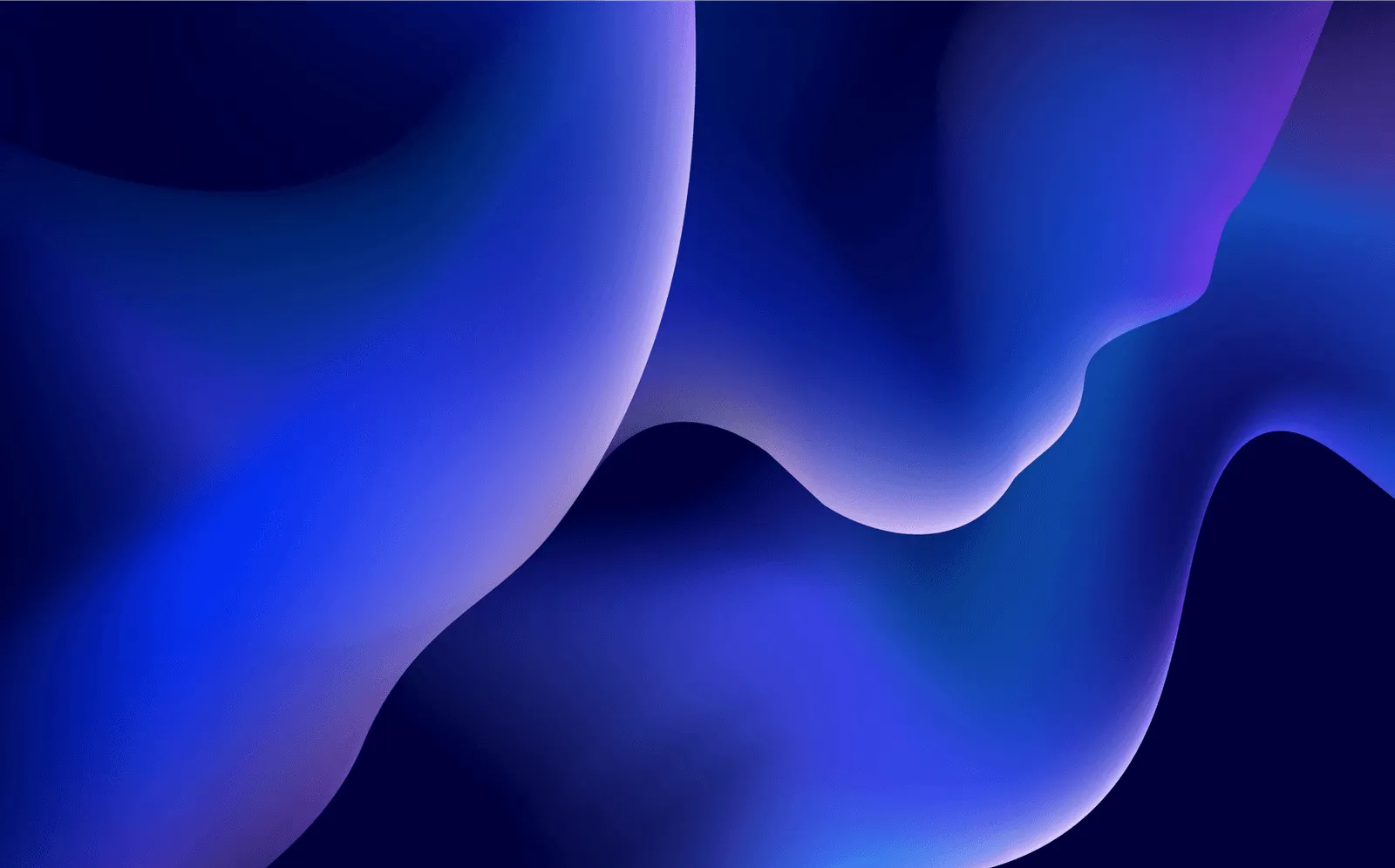 Blue blob background.