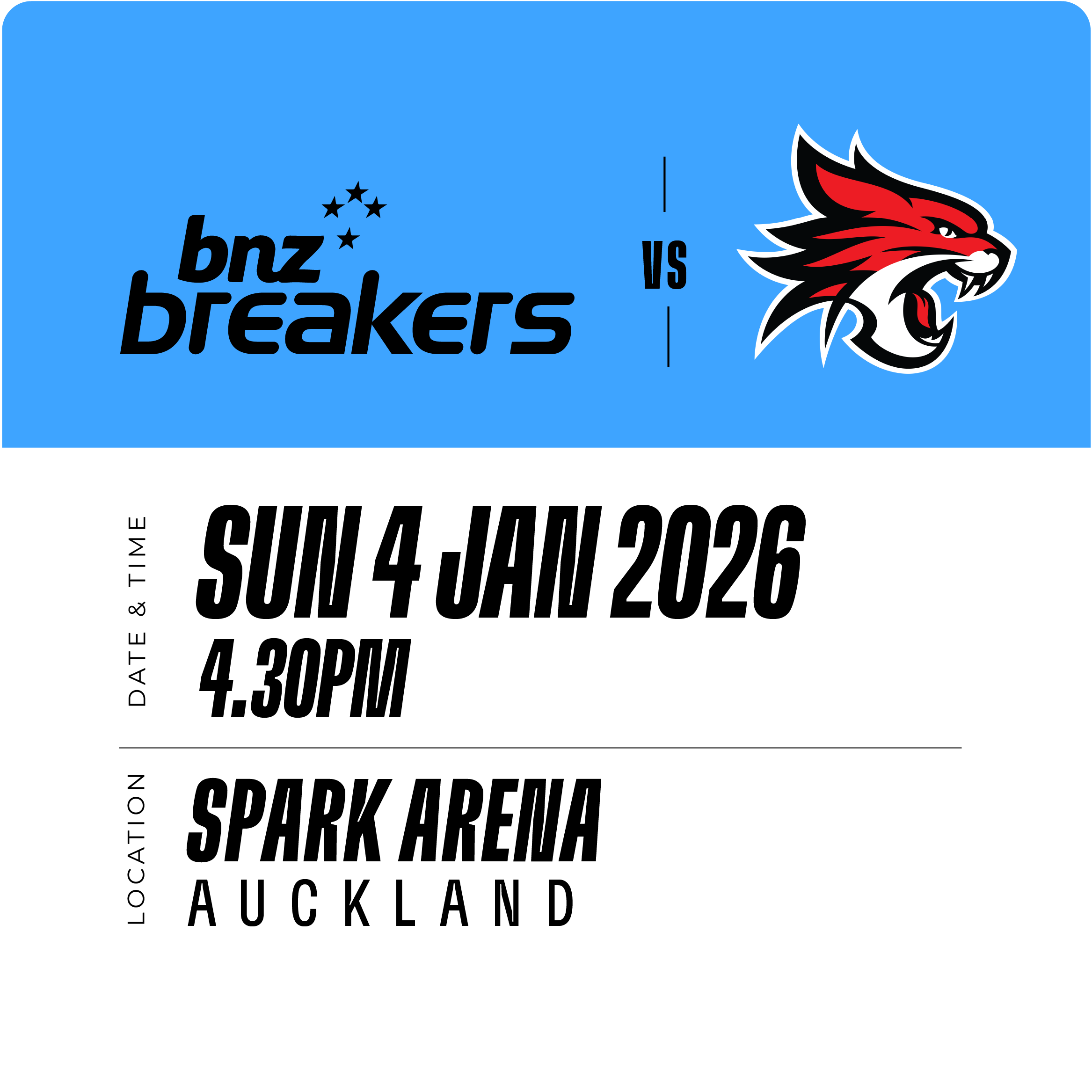 BNZ Breakers vs Perth Wildcats