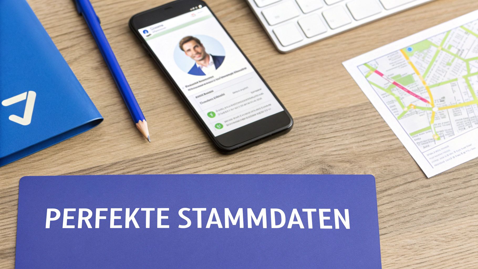 Eine nahaufnahme eines smartphones das google maps zur navigation in einer stadt anzeigt.