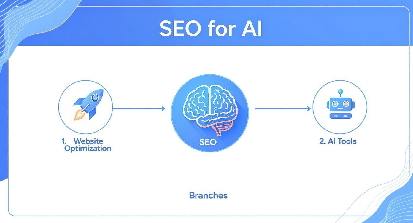 Infographic about seo für ki