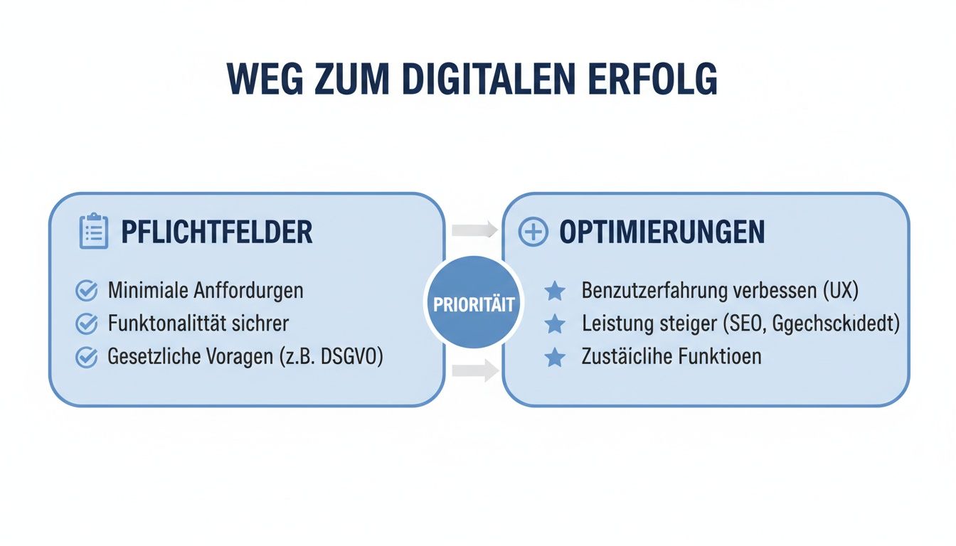 Infographic about unternehmensprofil google