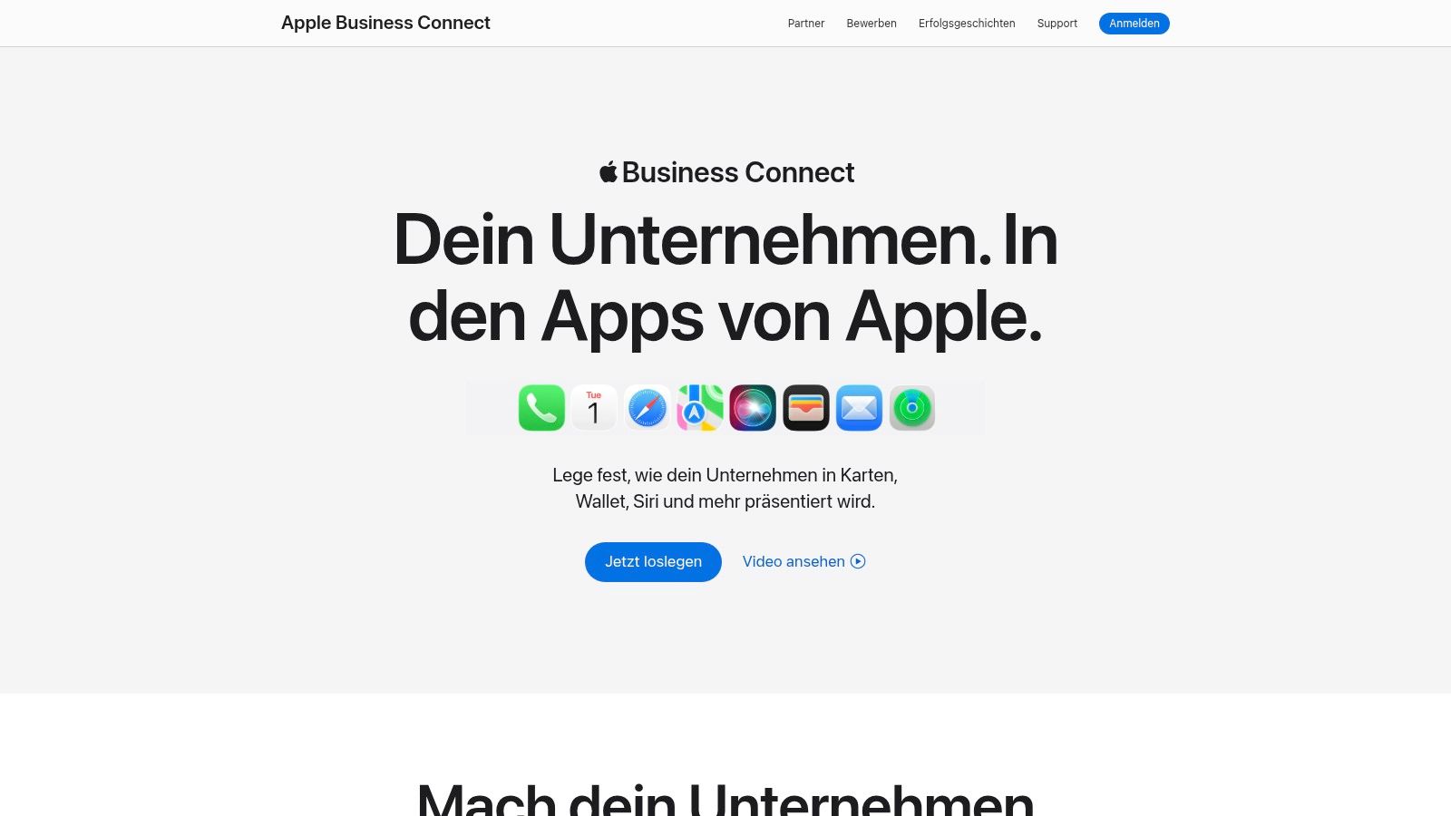Apple Business Connect
