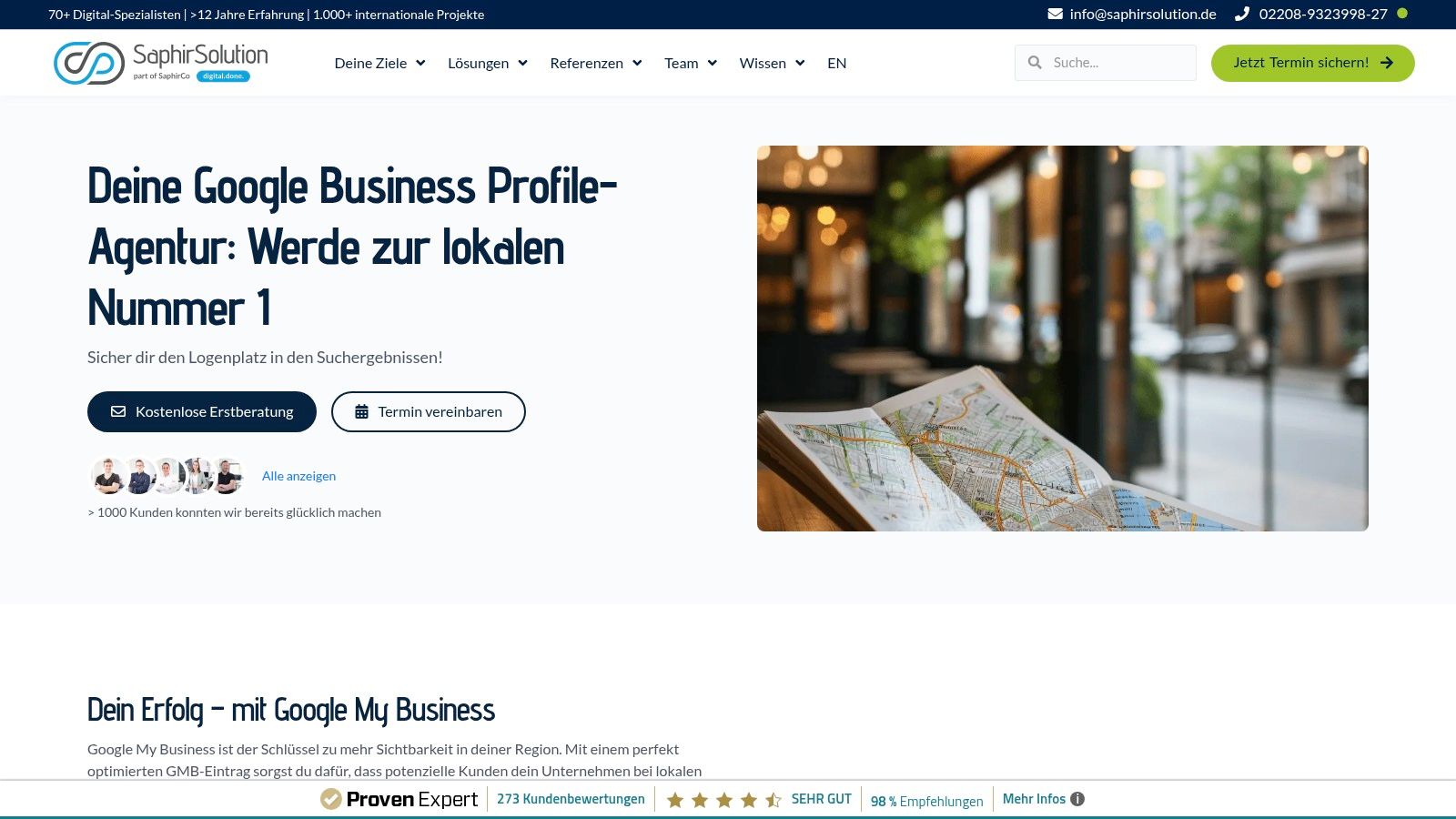 SaphirSolution – Local‑SEO / Google‑Business‑Profile