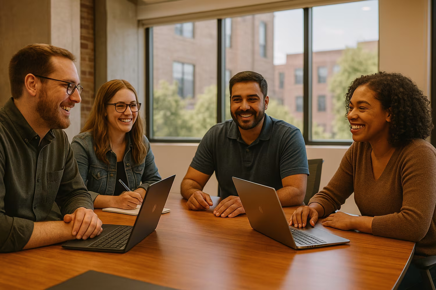 Diverse IT professionals collaborating San Antonio