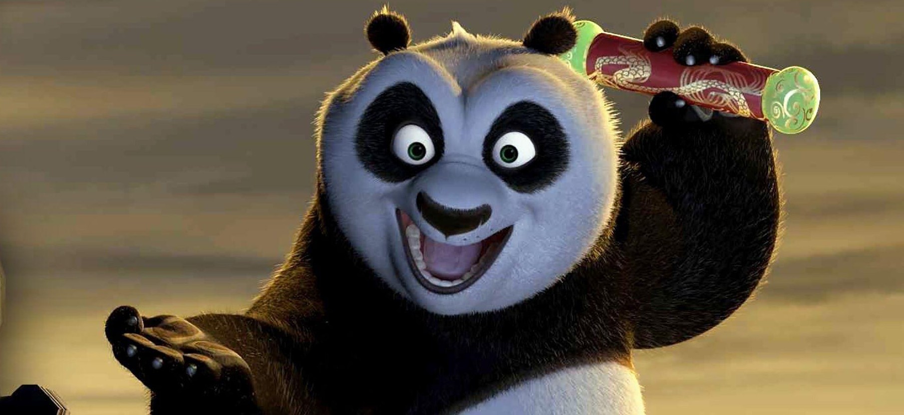 Po from Kung Fu Panda staring at the blank scroll, symbolizing the realization that greatness comes from within—not from secret ingredients or flashy promises.