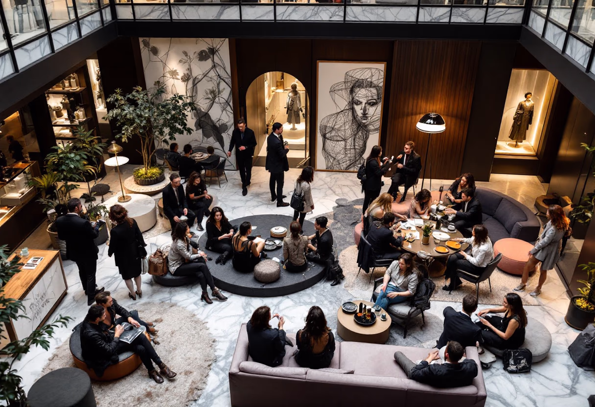 image of community gatherings at the store (for a department store)