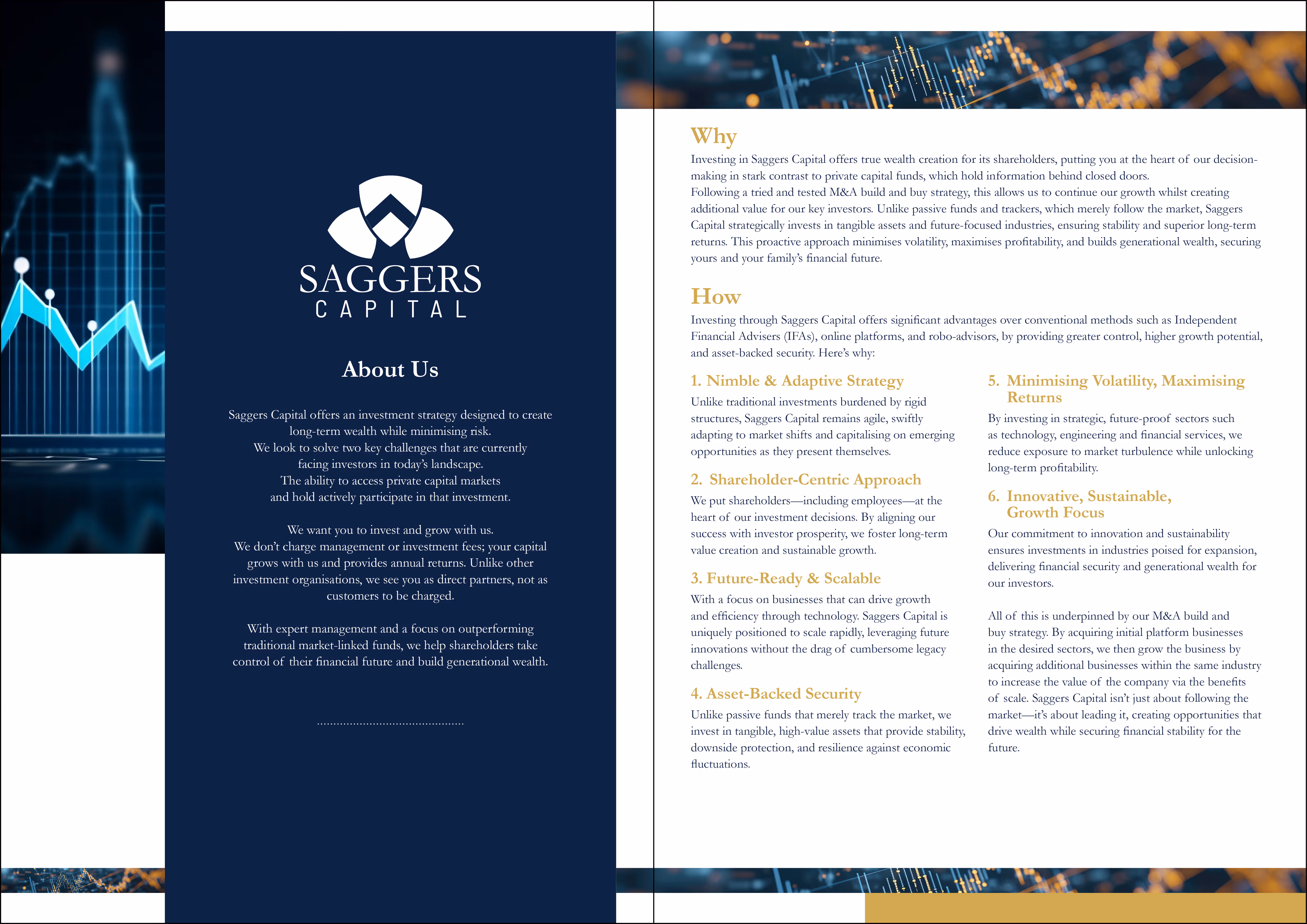 Image of an opened brochure
