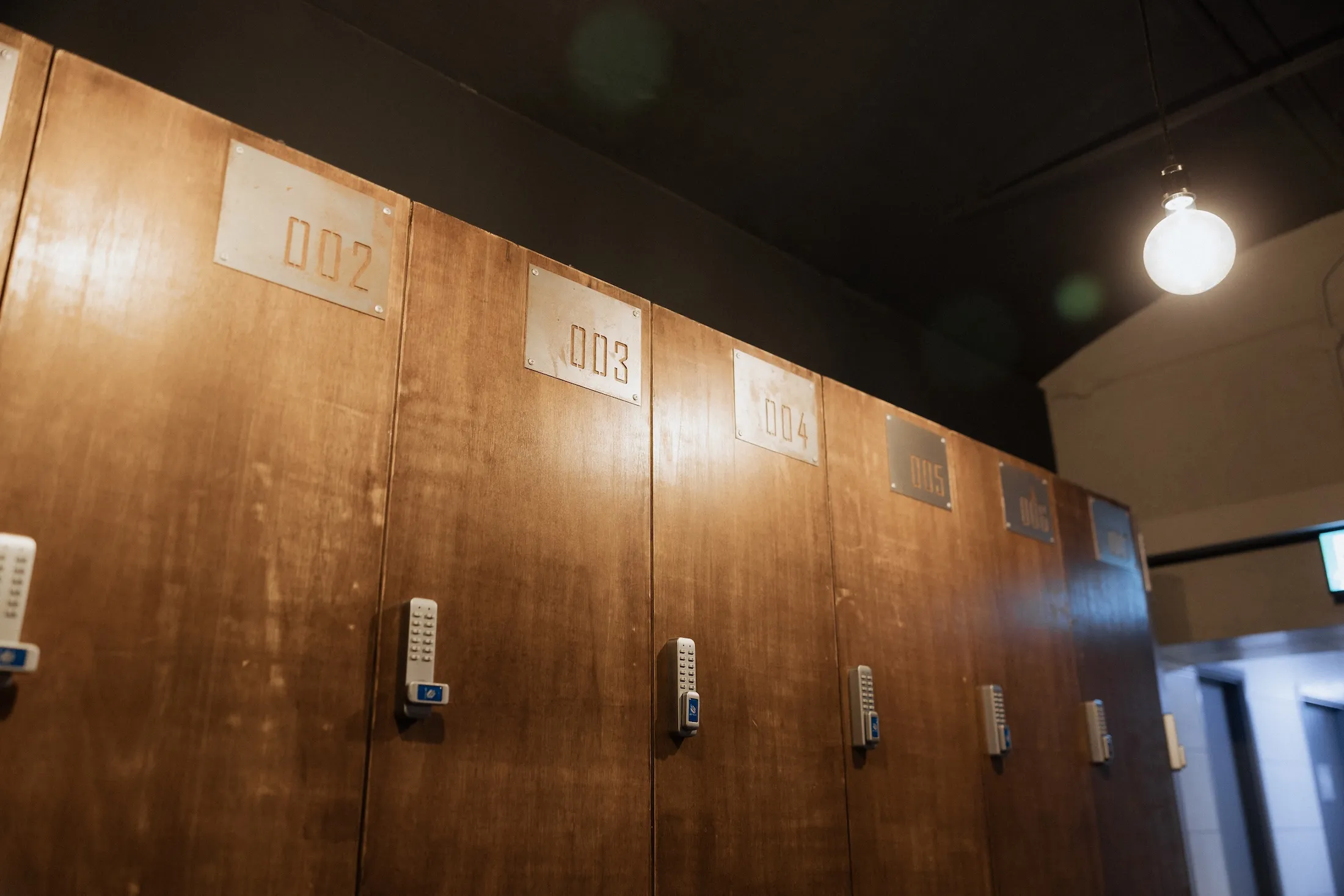 Secure locker facilities at ONE|DZ gym in Derby for members and personal training clients