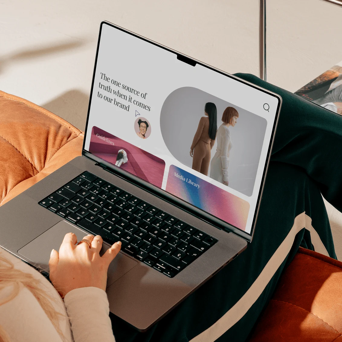 Woman on laptop