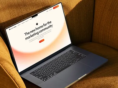 laptop on chair