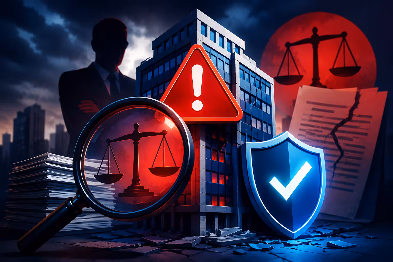 Imagen de portada del artículo de The Sheriff: Empresas con problemas legales: cómo identificarlas y proteger tu negocio.