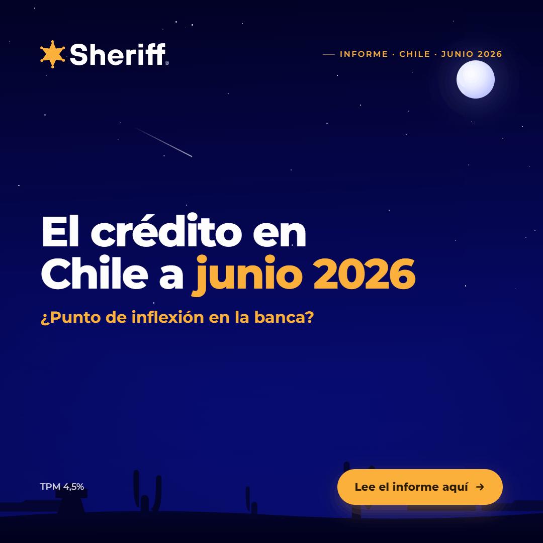 Portada del informe de Sheriff sobre el crédito y la mora del sistema financiero en Chile a junio de 2026.