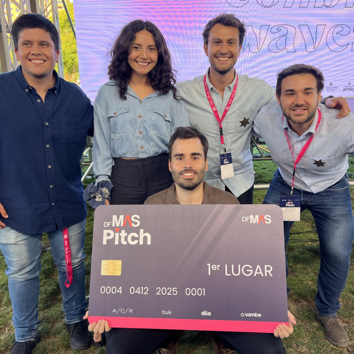 Portada del artículo sobre Sheriff como startup ganadora del MAS Pitch 2025 de Diario Financiero.