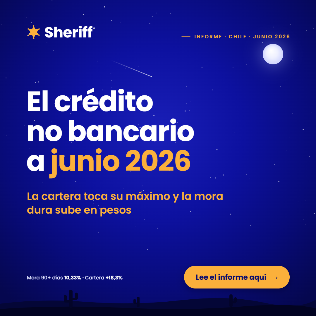 Portada del informe de Sheriff sobre el crédito no bancario en Chile a junio de 2026.
