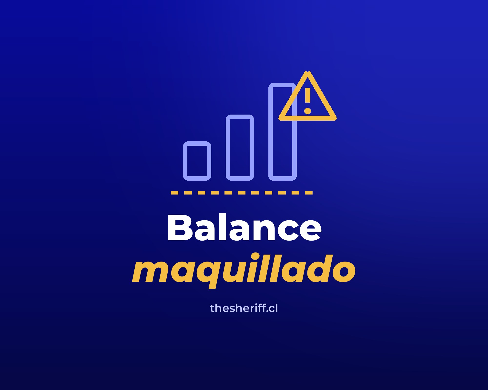 Balance maquillado