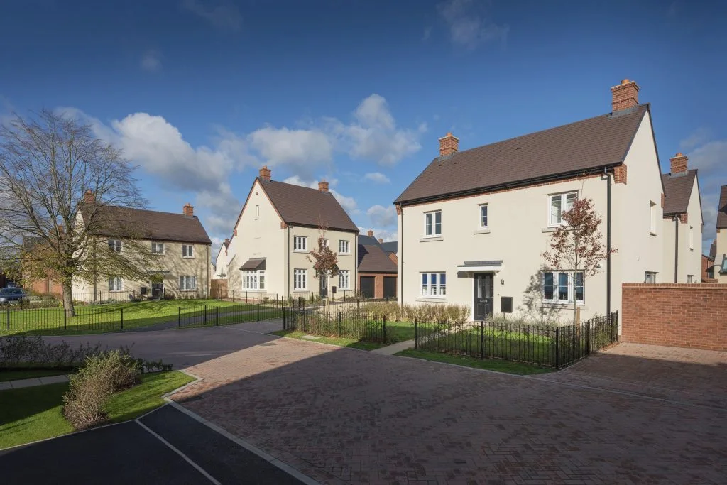 A modern and sustainably developed new build housing development