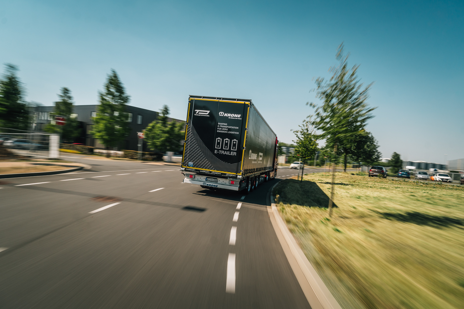 eTrailer von Trailer Dynamics in Fahrt