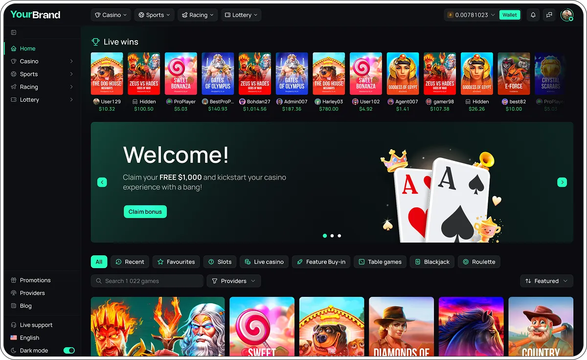 Innovative iGaming Software Provider