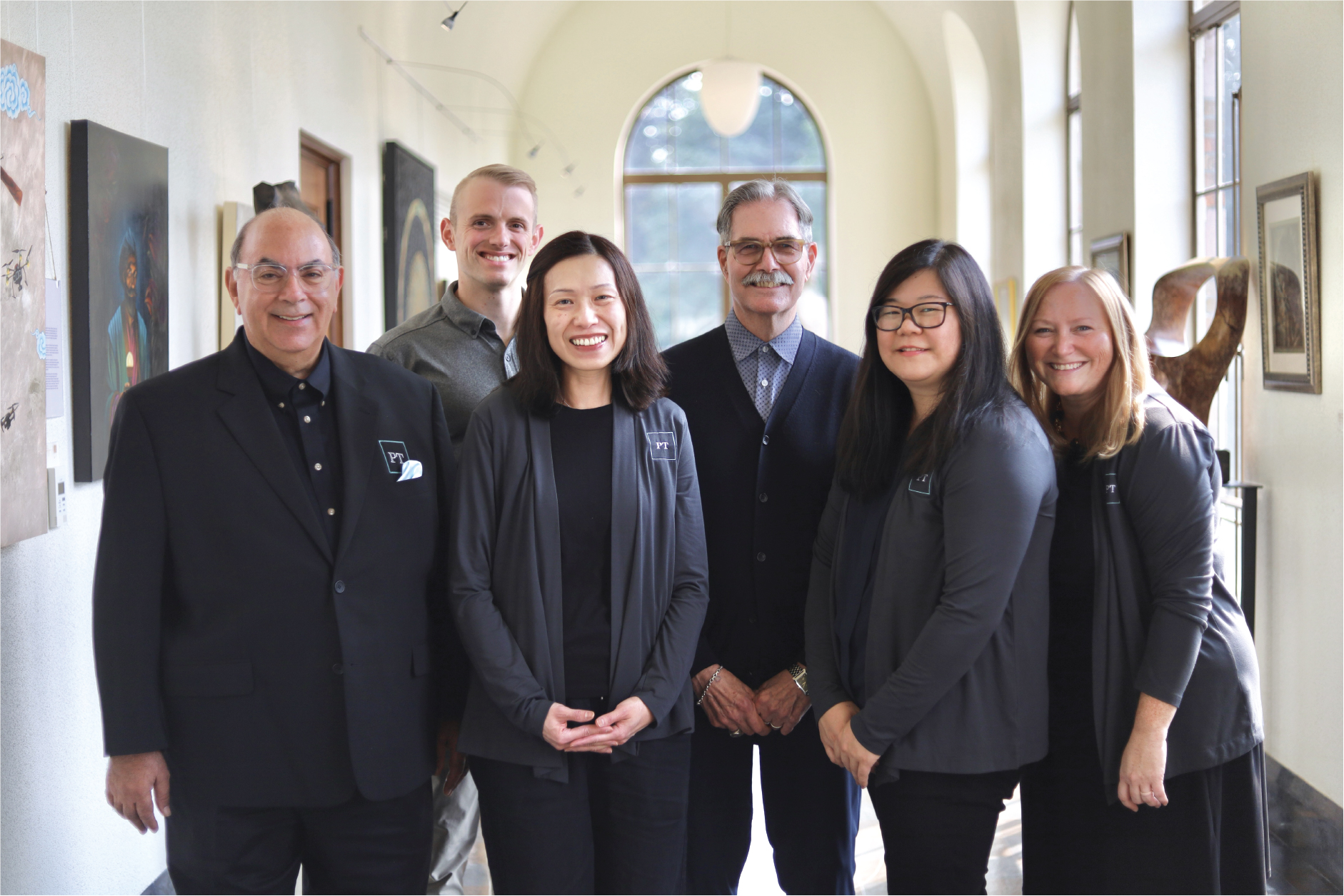 Paul Tripp Ministries donor partnerships team: Steve Sarkisian, Ben Fallon, Tina Mark, Paul Tripp, Allison Hsiao, and Rebecca Eaton.