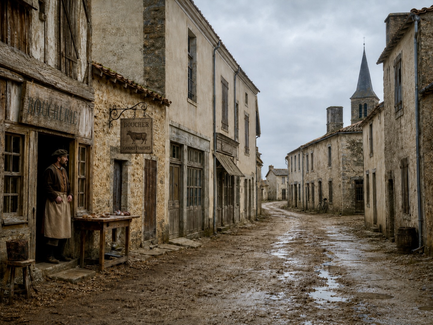 La Grand'Rue de La Garnache