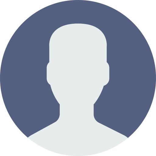 Generic user profile icon silhouette with neutral gray background.