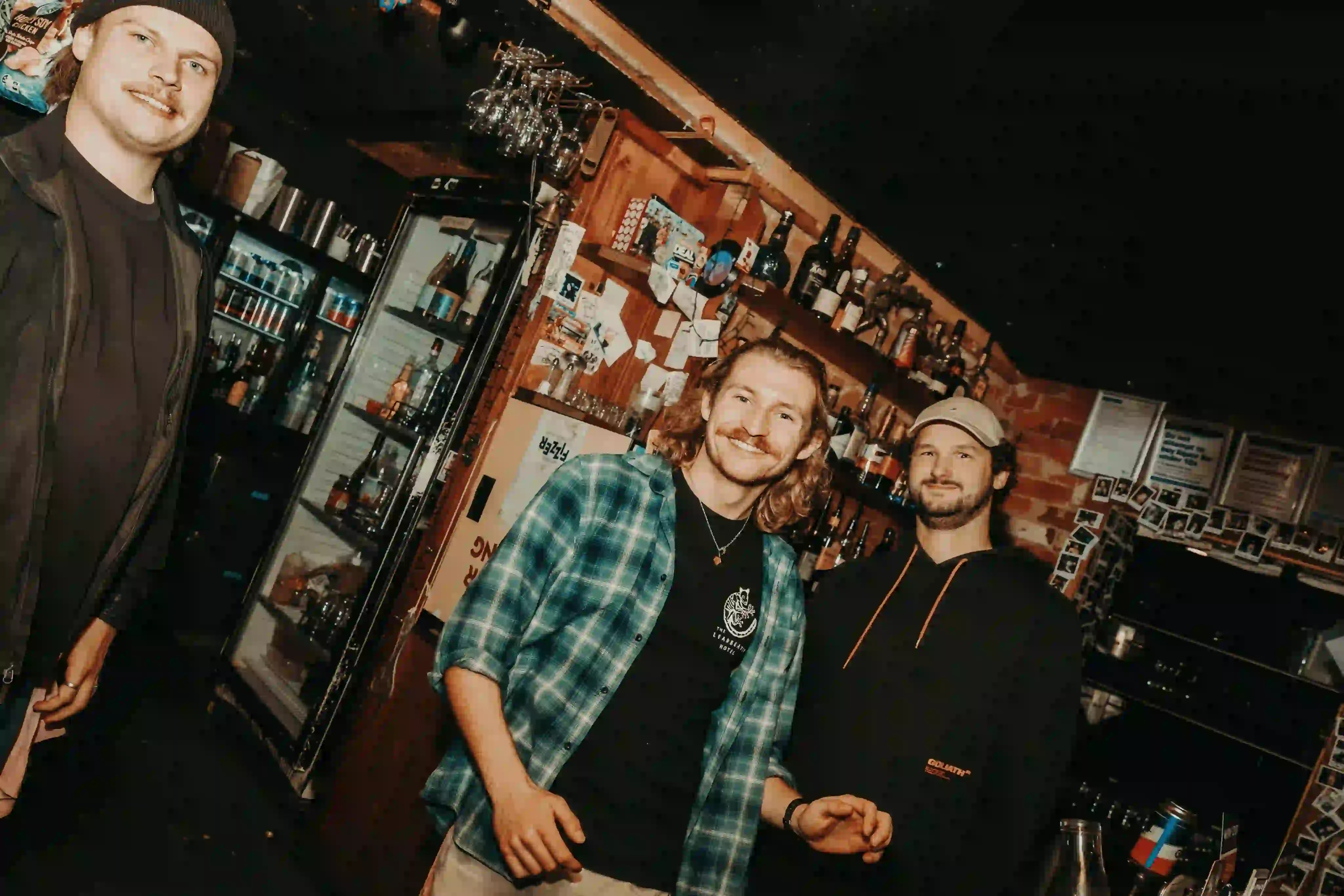 A group of men standing next to each other.