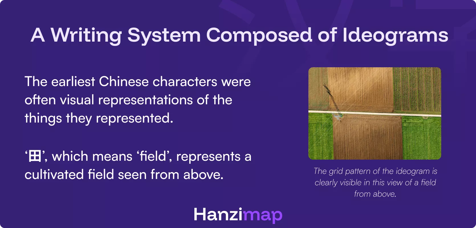 A language composed of ideograms