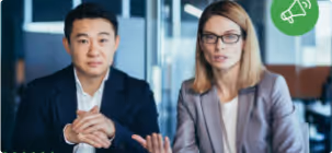 a corporate business meeting