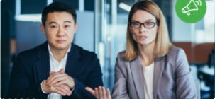 a corporate business meeting
