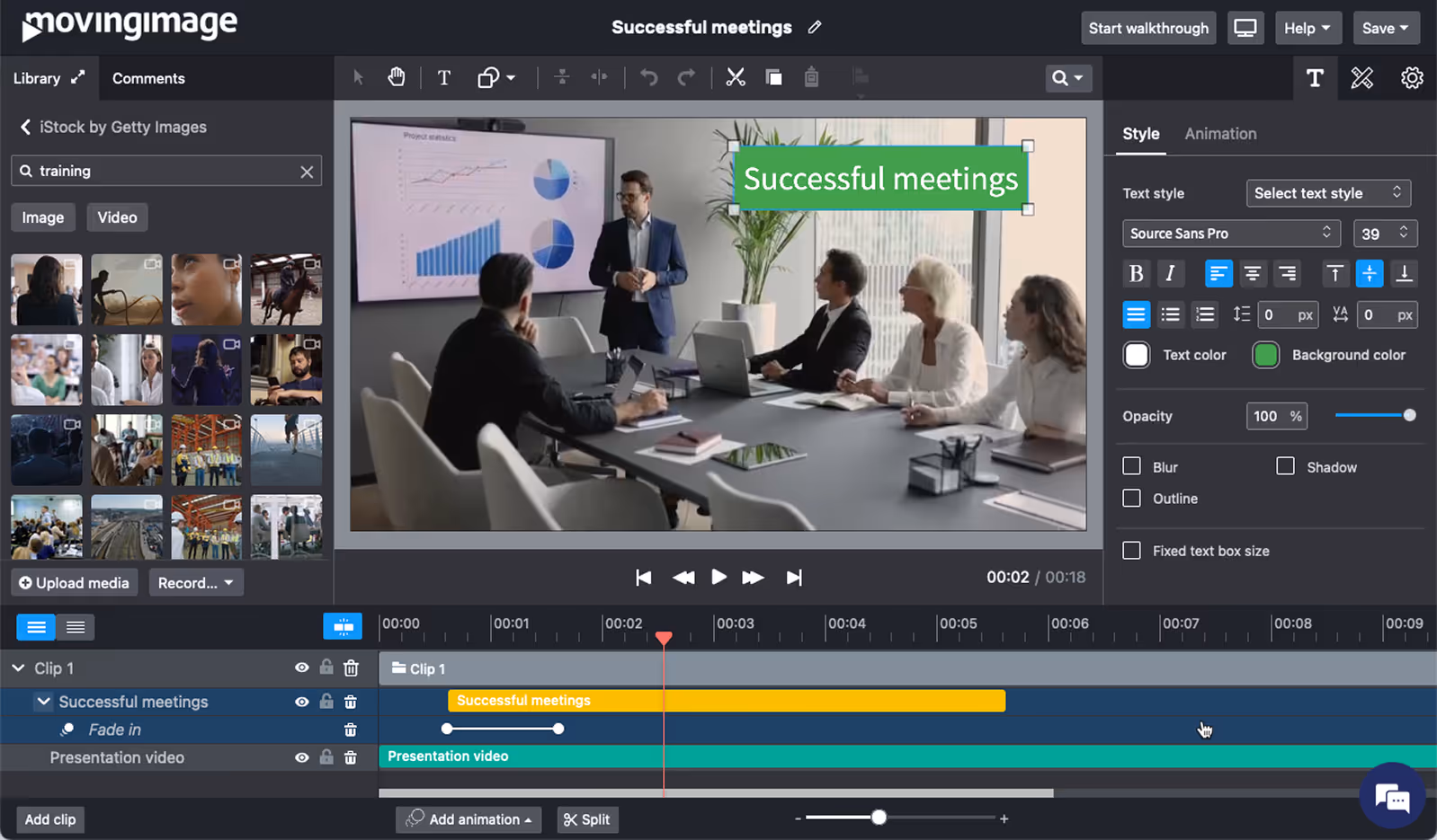 Screenshot of the video editing software interface showing timeline, preview window, and editing tools