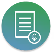 icon transcript