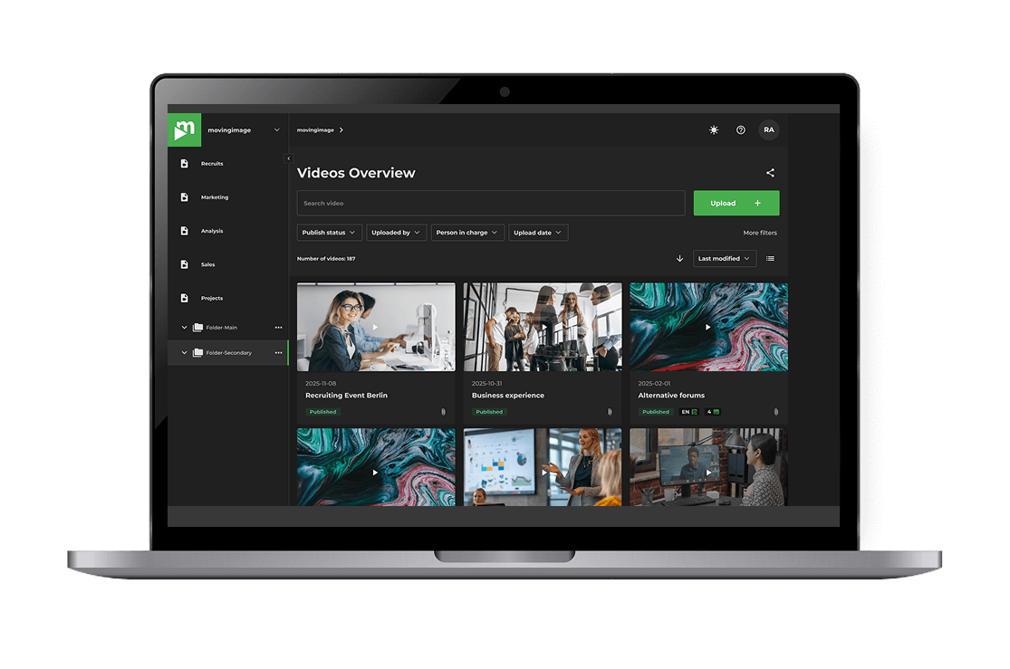VideoManager Pro login portal