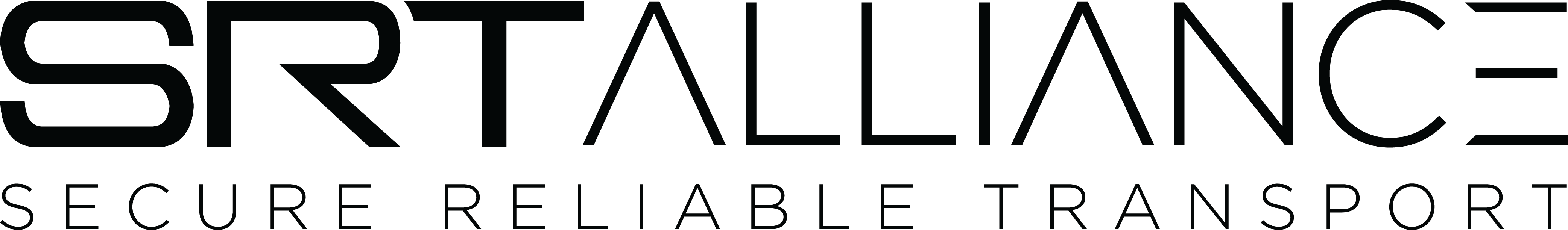Logo SRT Alliance Logo mit dem Text SRT ALLIANCE und der Aufschrift SECURE RELIABLE TRANSPORT darunter.