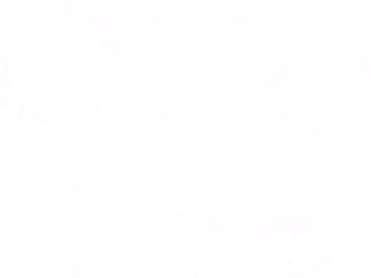 Logo of DPRG Deutsche Public Relations Gesellschaft e.V. with stylized overlapping speech bubbles above the text.
