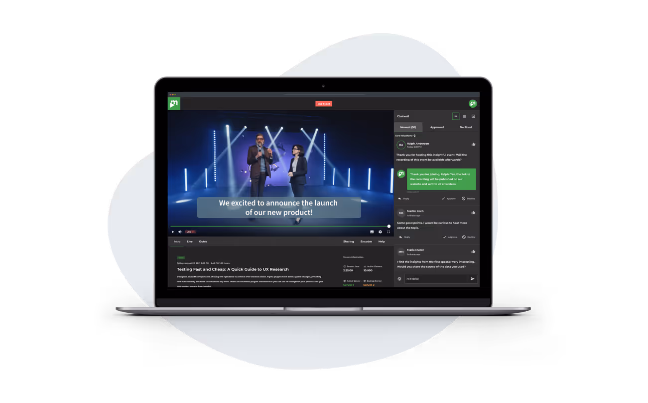 LiveStream Pro beseitigt Sprachbarrieren, indem es mehrsprachige Live-Untertitel ermöglicht.