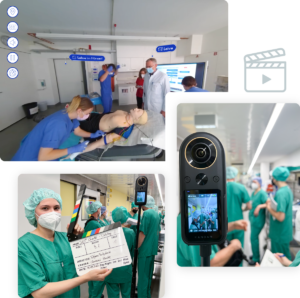 Virtual Events and Behind the scenes in Charité Hospital