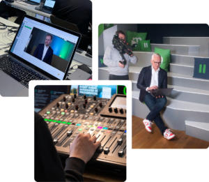 Behind the scene of the Live-production