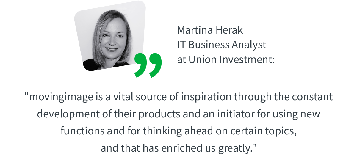 Martina Herak - Union Investment - Quote