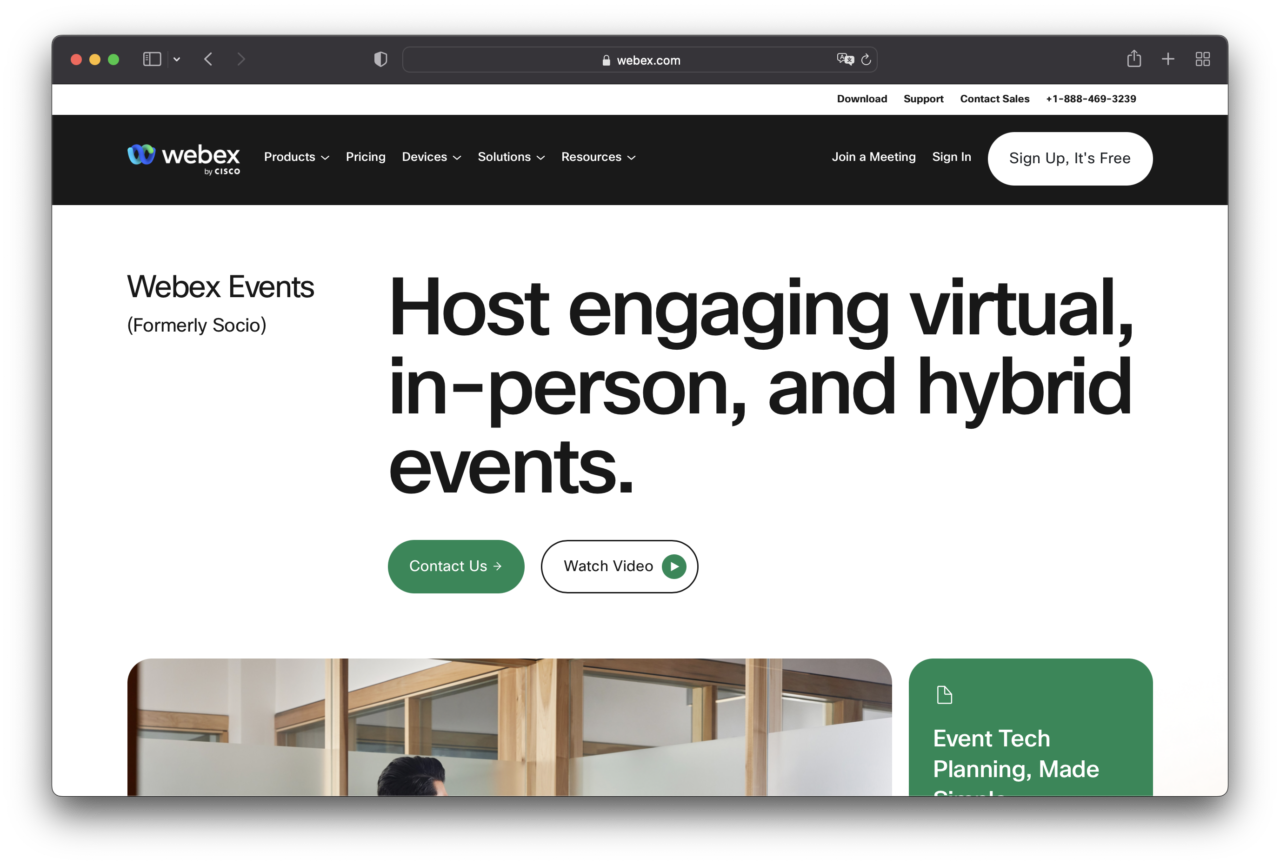 Webex Events