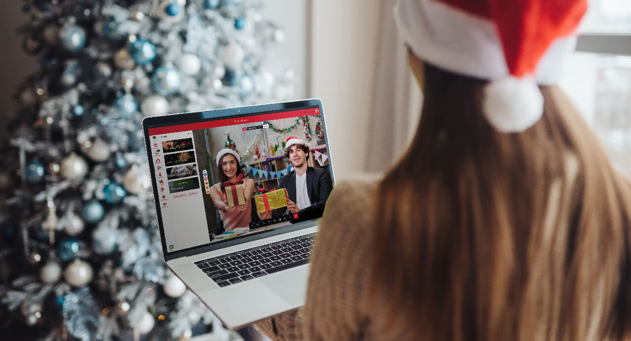 Virtuelle Weihnachtsfeier