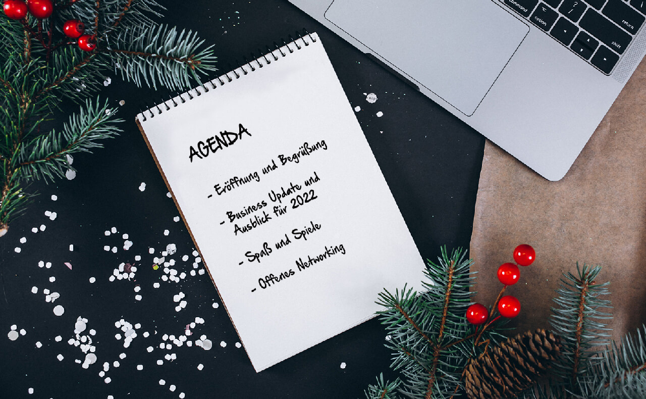 Virtuelle Agenda Weihnachten