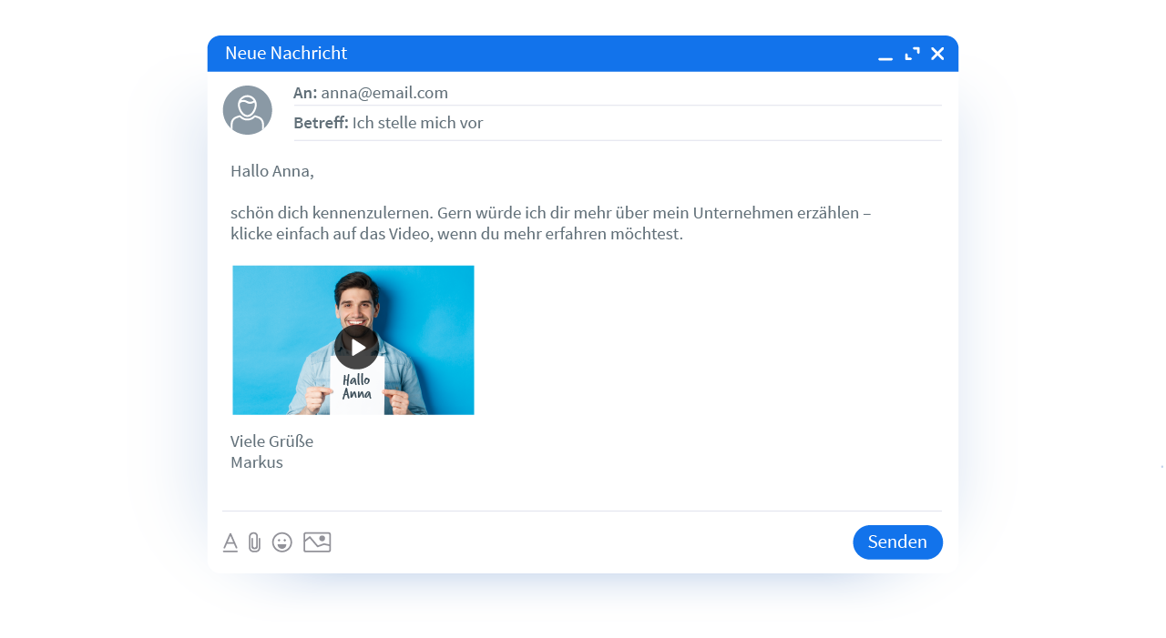 Video-email mit movingimage