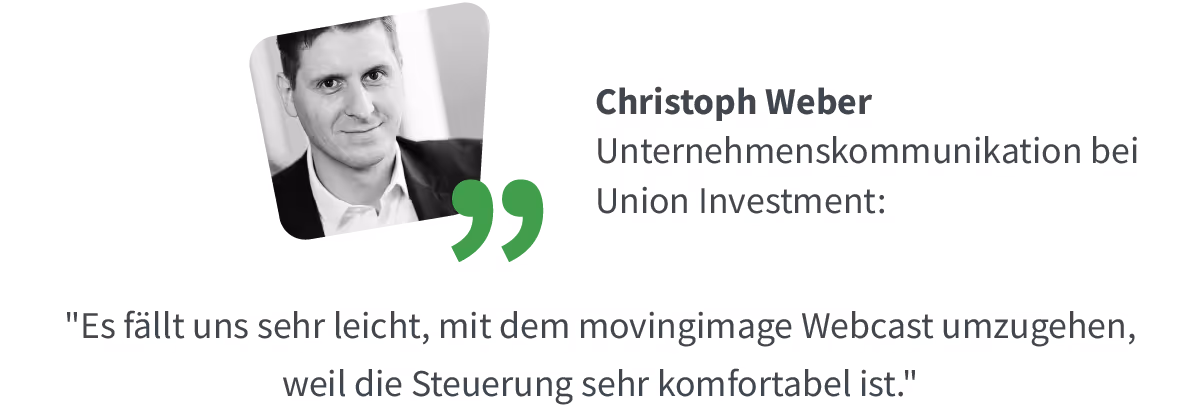 Quote Christoph Weber