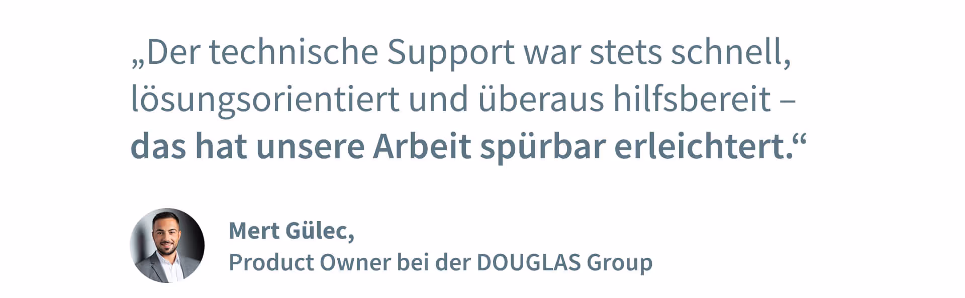 DOUGLAS Group, Mert Gülec